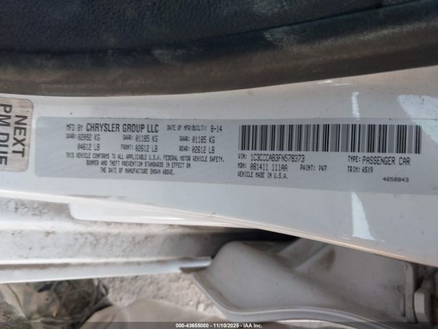 2015 CHRYSLER 200 1C3CCCAB3FN578373 Photo 8