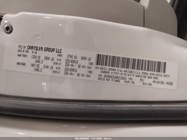 2010 CHRYSLER TOWN & COUNTRY 2A4RR4DE0AR315943 Photo 8