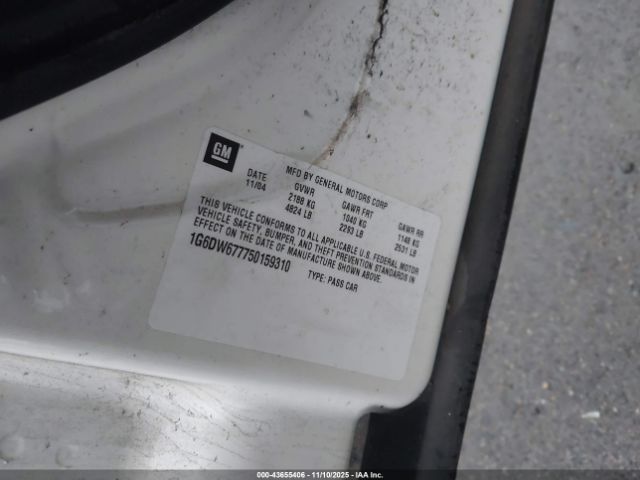 2005 CADILLAC STS 1G6DW677750159310 Photo 8