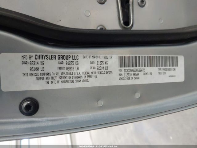 2013 CHRYSLER 300 2C3CCAAG5DH596072 Photo 8