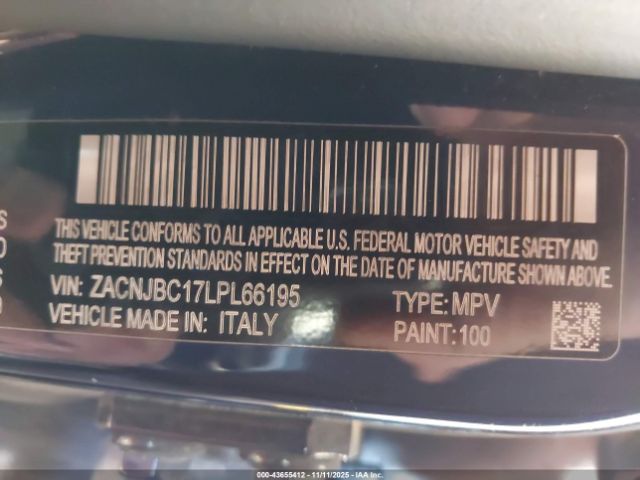 2020 JEEP RENEGADE ZACNJBC17LPL66195 Photo 8