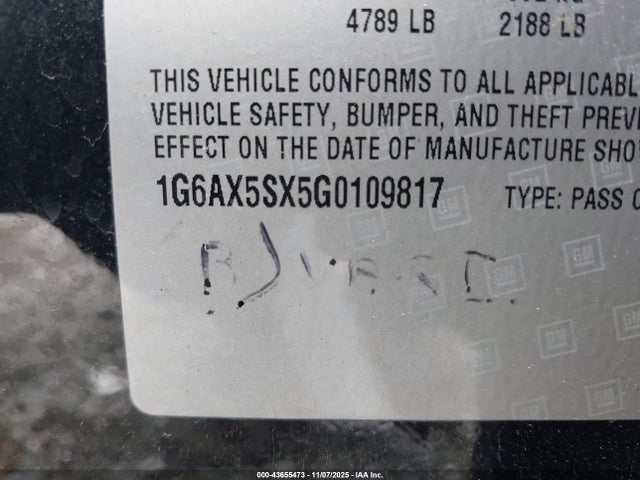 2016 CADILLAC CTS 1G6AX5SX5G0109817 Photo 8