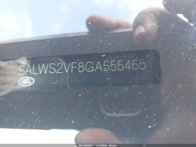 2016 LAND ROVER RANGE ROVER SPORT SALWS2VF8GA555465 Photo 8