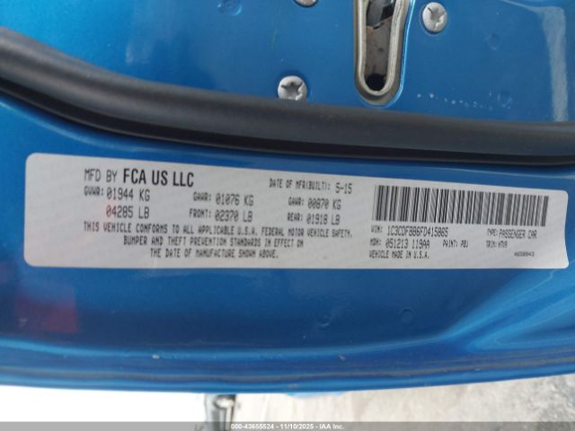 2015 DODGE DART 1C3CDFBB6FD415865 Photo 8