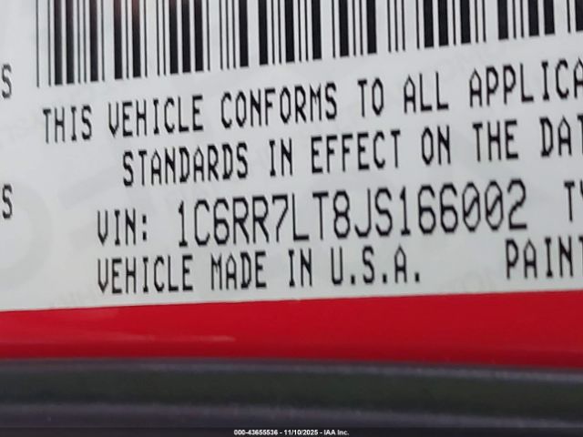 2018 RAM 1500 1C6RR7LT8JS166002 Photo 8