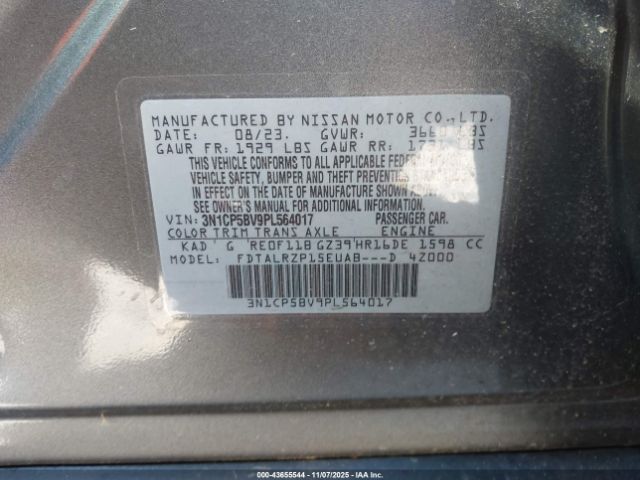 2023 NISSAN KICKS 3N1CP5BV9PL564017 Photo 8