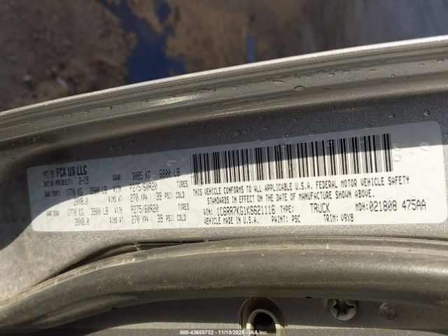 2019 RAM 1500 CLASSIC 1C6RR7KG1KS621116 Photo 8