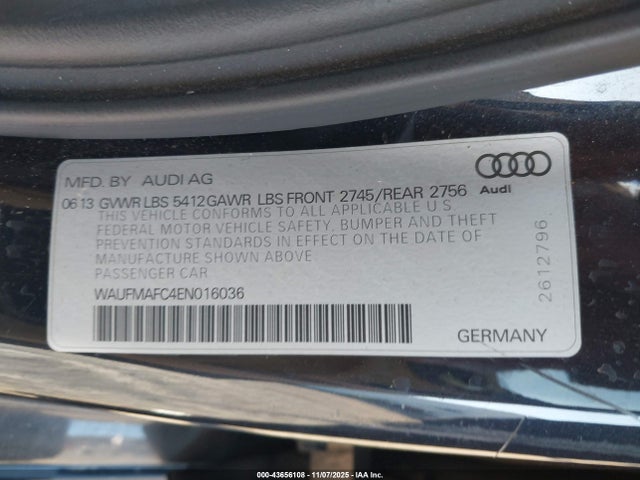 2014 AUDI A6 WAUFMAFC4EN016036 Photo 8