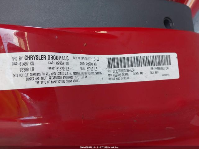 2013 FIAT 500 3C3CFFBR1DT684550 Photo 8