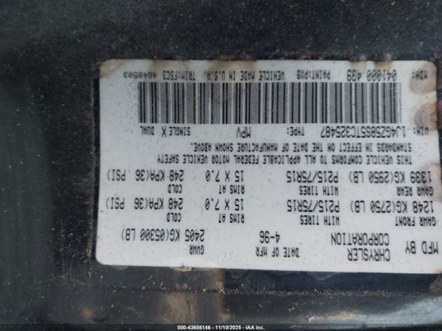 1996 JEEP GRAND CHEROKEE 1J4GZ58S5TC325487 Photo 8