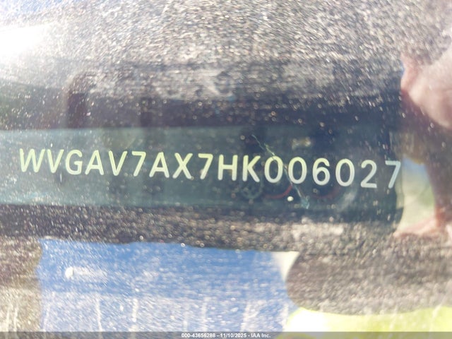 43656288 :رقم المزاد ، WVGAV7AX7HK006027 vin ، 2017 Volkswagen Tiguan 2.0t/2.0t S مزاد بيع