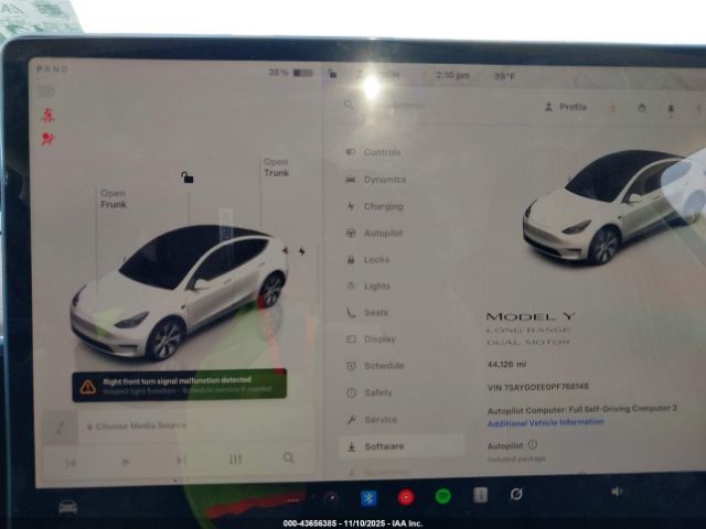 2023 TESLA MODEL Y 7SAYGDEE0PF768148 Photo 6