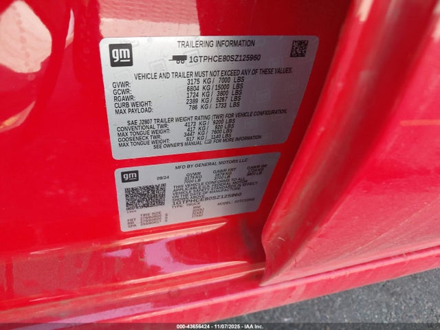 GMC Sierra 1500 2wd Short Box Elevation 2025 1GTPHCE80SZ125960 Image 25