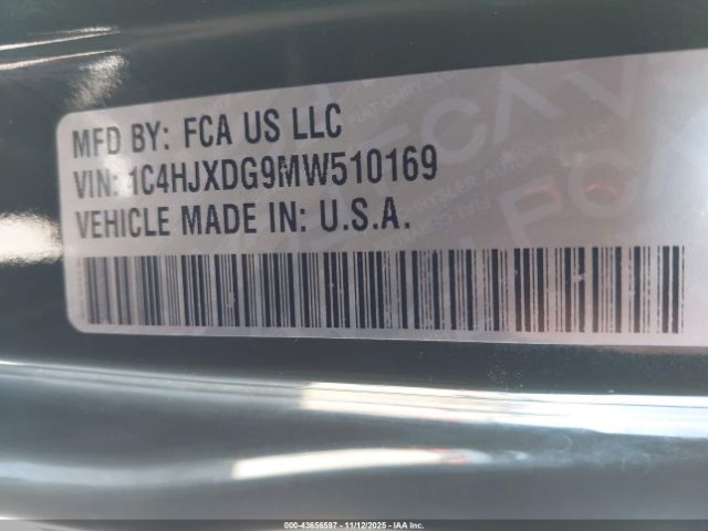 2021 JEEP WRANGLER UNLIMITED 1C4HJXDG9MW510169 Photo 8