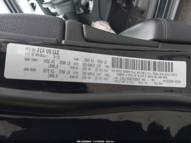 2019 JEEP GRAND CHEROKEE 1C4RJFAG5KC736940 Photo 8