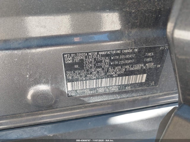 Toyota Rav4 Xle 2021 2T3W1RFV0MC117241 Image 9