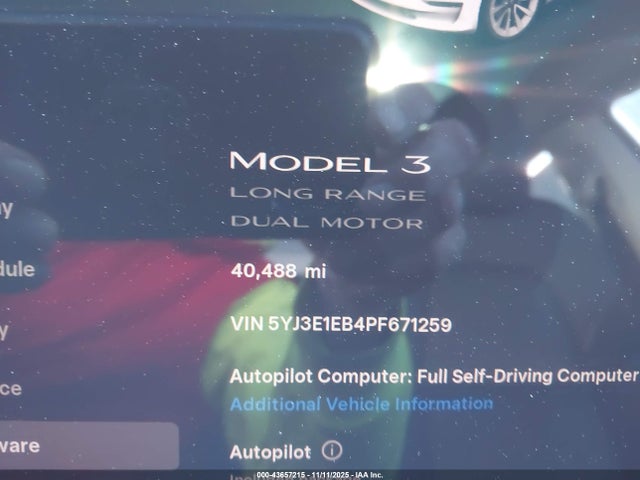 2023 TESLA MODEL 3 5YJ3E1EB4PF671259 Photo 6
