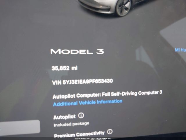 2023 TESLA MODEL 3 5YJ3E1EA9PF653430 Photo 6