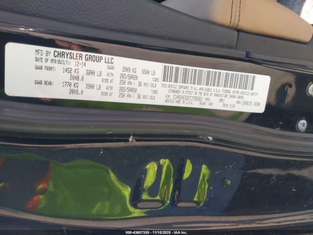 2015 DODGE DURANGO 1C4RDHEG5FC729263 Photo 8