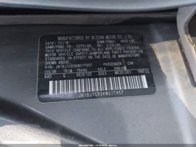 2019 NISSAN ROGUE SPORT JN1BJ1CR3KW317957 Photo 8