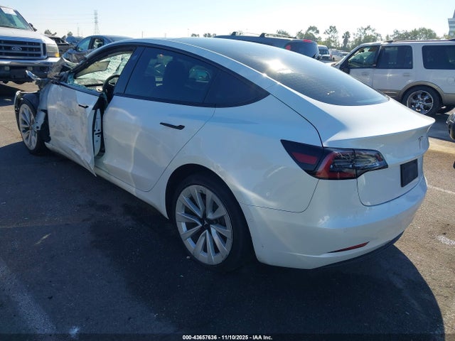 Продажа на аукционе авто 2022 Tesla Model 3 Rear-wheel Drive, vin: 5YJ3E1EAXNF191151, номер лота: 43657636