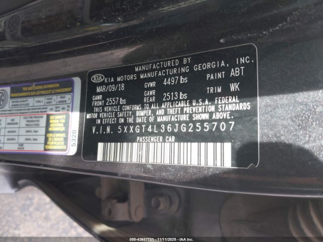 2018 KIA OPTIMA 5XXGT4L36JG255707 Photo 8