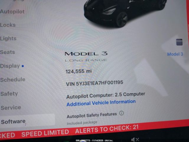 2017 TESLA MODEL 3 5YJ3E1EA7HF001195 Photo 6