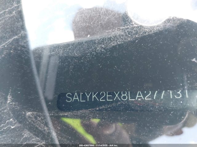 2020 LAND ROVER RANGE ROVER VELAR SALYK2EX8LA277131 Photo 8