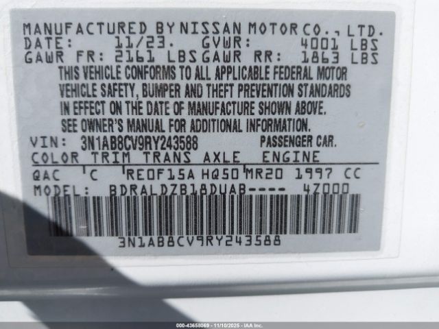 2024 NISSAN SENTRA 3N1AB8CV9RY243588 Photo 8