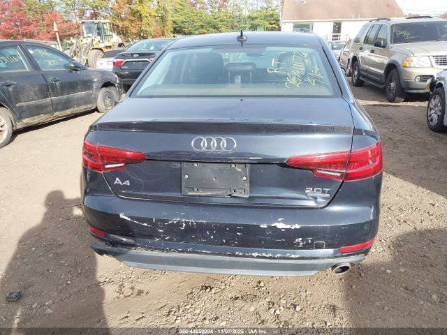 2017 Audi A4 2.0t Premium მანქანა იყიდება აუქციონზე, vin: WAUANAF4XHN006910, აუქციონის ნომერი: 43658084