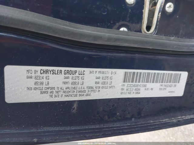 2014 DODGE CHARGER 2C3CDXBG8EH319366 Photo 8