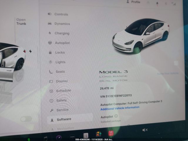 2022 TESLA MODEL 3 5YJ3E1EB1NF228113 Photo 6