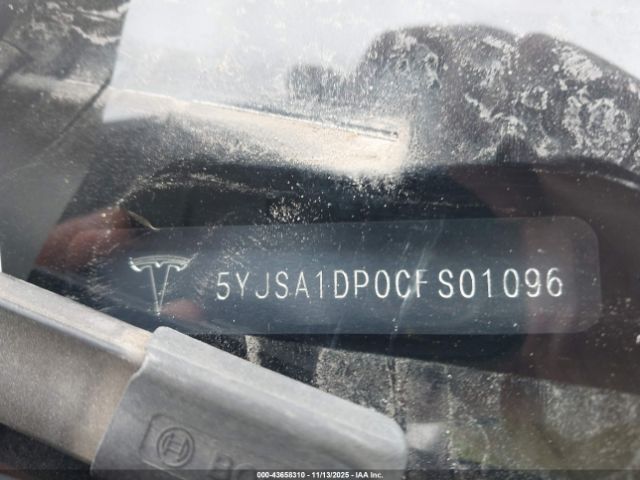 2012 TESLA MODEL S 5YJSA1DP0CFS01096 Photo 8