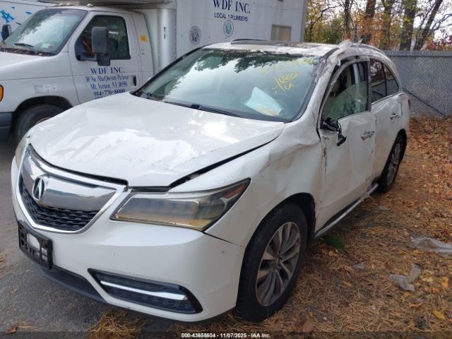 2014 ACURA MDX 5FRYD4H65EB002826 Photo 1