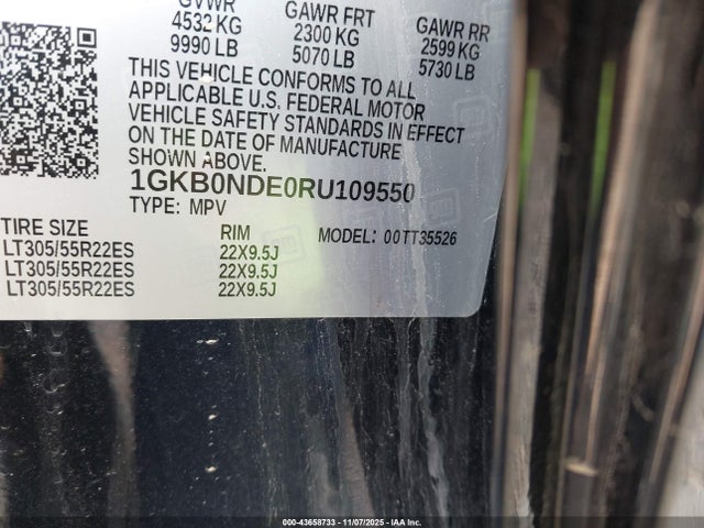 1GKB0NDE0RU109550 GMC Xrj + Etj