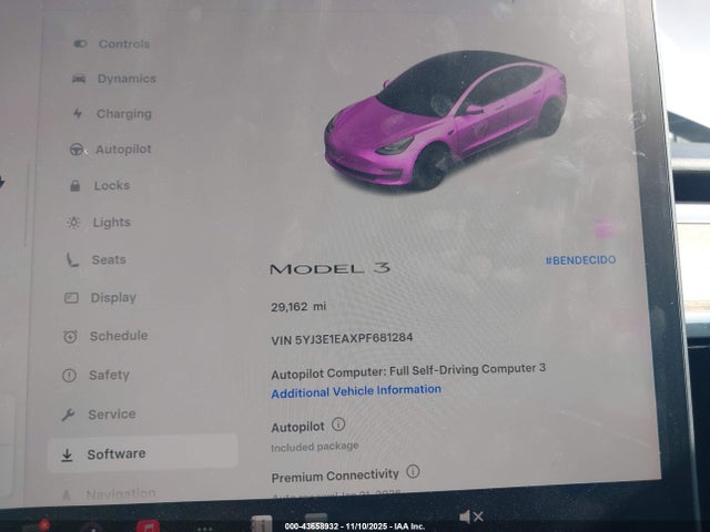 2023 TESLA MODEL 3 5YJ3E1EAXPF681284 Photo 6