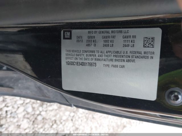 2013 CADILLAC CTS 1G6DC1E34D0176673 Photo 8