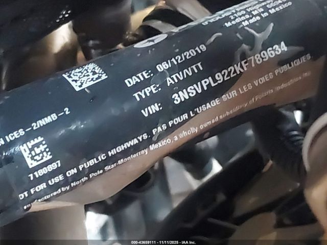 2019 POLARIS RZR 3NSVPL922KF789634 Photo 9