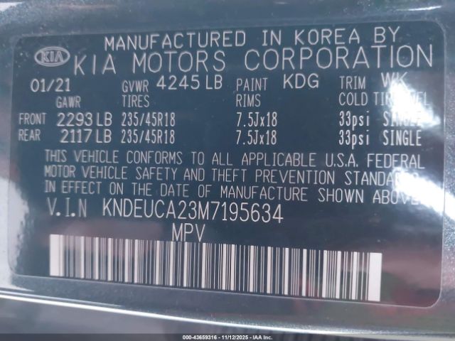 2021 KIA SELTOS KNDEUCA23M7195634 Photo 8
