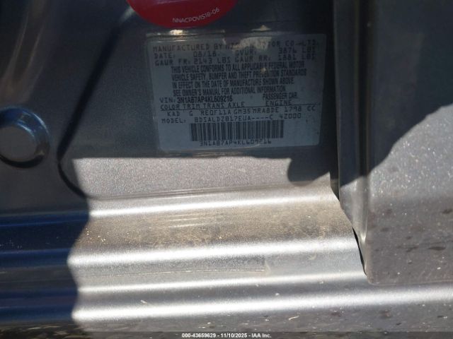 2019 NISSAN SENTRA 3N1AB7AP4KL609216 Photo 8