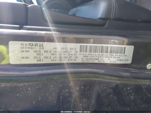 2018 JEEP GRAND CHEROKEE 1C4RJFAG5JC499655 Photo 8