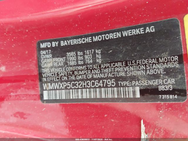 2017 MINI HARDTOP WMWXP5C32H3C64795 Photo 8