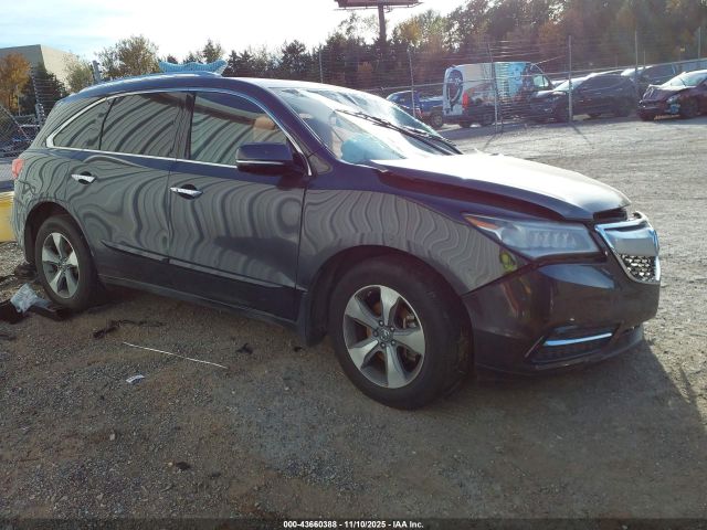 2014 ACURA MDX 5FRYD4H24EB017735