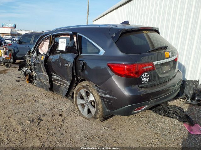 2014 ACURA MDX 5FRYD4H24EB017735 Photo 2