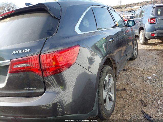 2014 ACURA MDX 5FRYD4H24EB017735 Photo 3