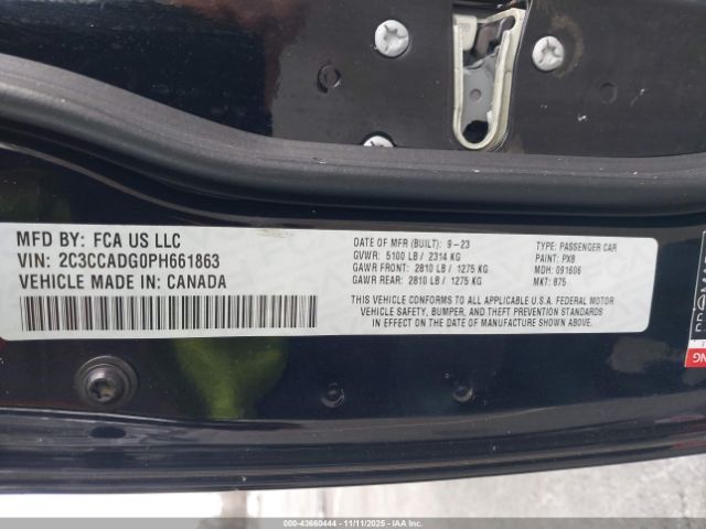 2023 CHRYSLER 300 2C3CCADG0PH661863 Photo 8