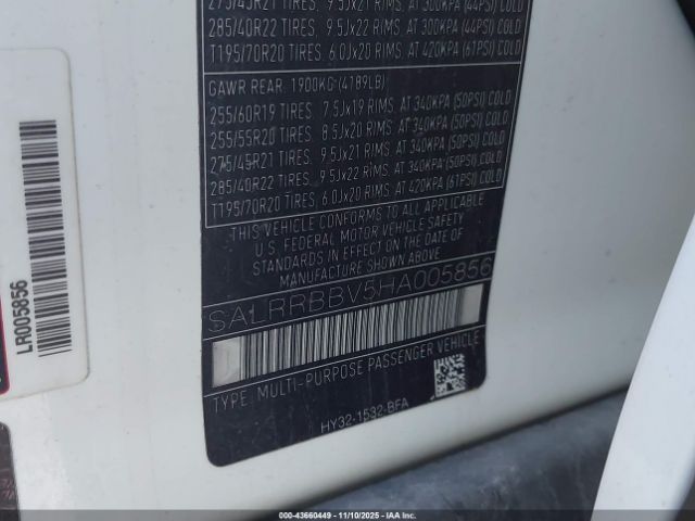 2017 LAND ROVER DISCOVERY SALRRBBV5HA005856 Photo 8