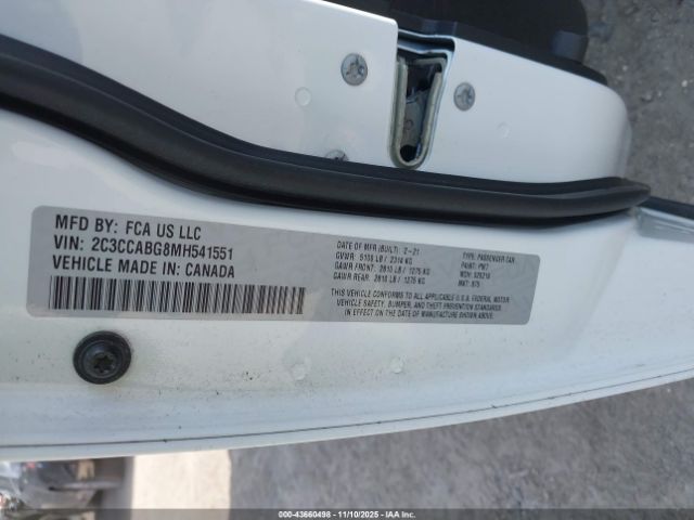 2021 CHRYSLER 300 2C3CCABG8MH541551 Photo 8