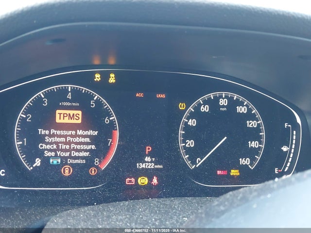 2018 Honda Accord Ex-l მანქანა იყიდება აუქციონზე, vin: 1HGCV1F5XJA086826, აუქციონის ნომერი: 43660752