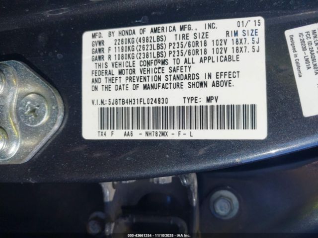 2015 ACURA RDX 5J8TB4H31FL024930 Photo 8